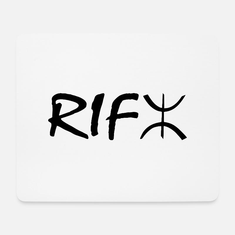 Rif - Mousepad (Querformat) - Weiß