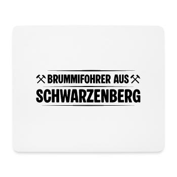 Fahrer Schwarzenberg - Mousepad (Querformat) - Weiß - Vorne