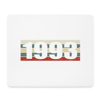 1993 Jahrgang 1993 Geschenk 1993 Geburtstag 1993 - Mousepad (Querformat) - Weiß - Vorne