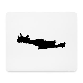 Kreta - Mousepad (Querformat) - Weiß - Vorne
