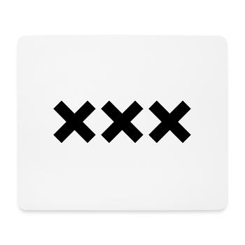 xxx - Amsterdam - Mousepad (Querformat) - Weiß - Vorne