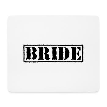 Bride - Mousepad (Querformat) - Weiß - Vorne