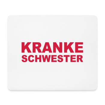 Krankenschwester - Mousepad (Querformat) - Weiß - Vorne
