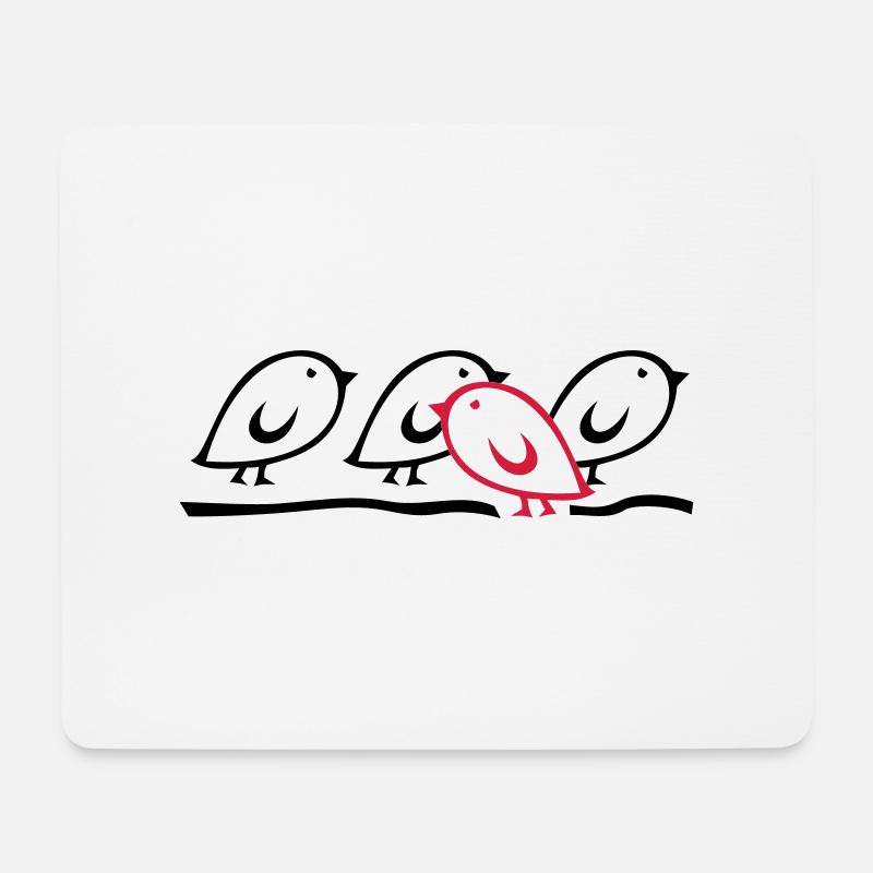 TWEETLERCOOLS - Against the Current - Mouse Pad (horizontal) - white