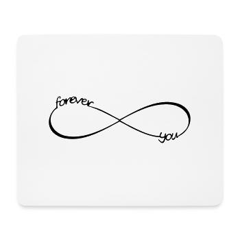 Forever you - friendship symbol love friend - Mouse Pad (horizontal) - white - Front