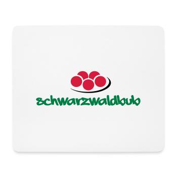 Schwarzwaldbub + Bollenhut - Mousepad (Querformat) - Weiß - Vorne