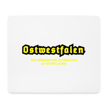 East Westphalia Alternative to a good mood - Mouse Pad (horizontal) - white - Front