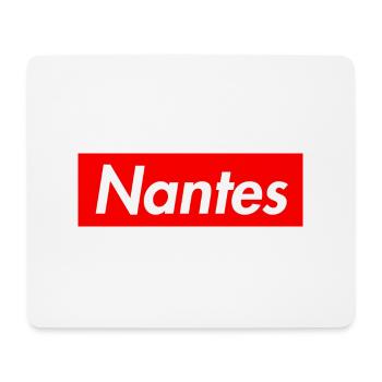 Nantes, la ville sur la Loire - Tapis de souris (format paysage) - blanc - Devant