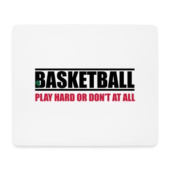 basketball_17 - Mouse Pad (horizontal) - white - Front