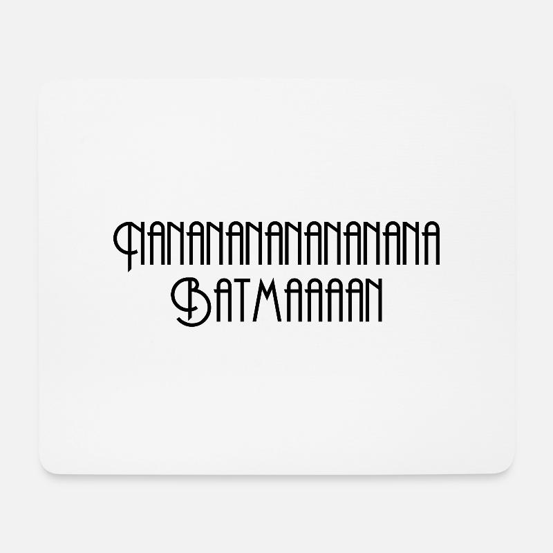 Batmaaan - Mousepad (Querformat) - Weiß