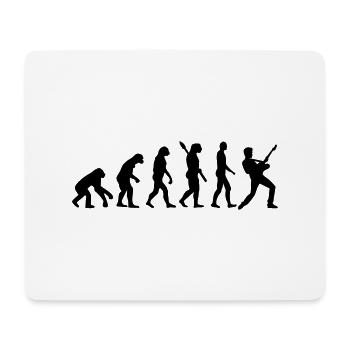 Évolution Musicien - Tapis de souris (format paysage) - blanc - Devant