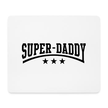 Super-Daddy - Mouse Pad (horizontal) - white - Front