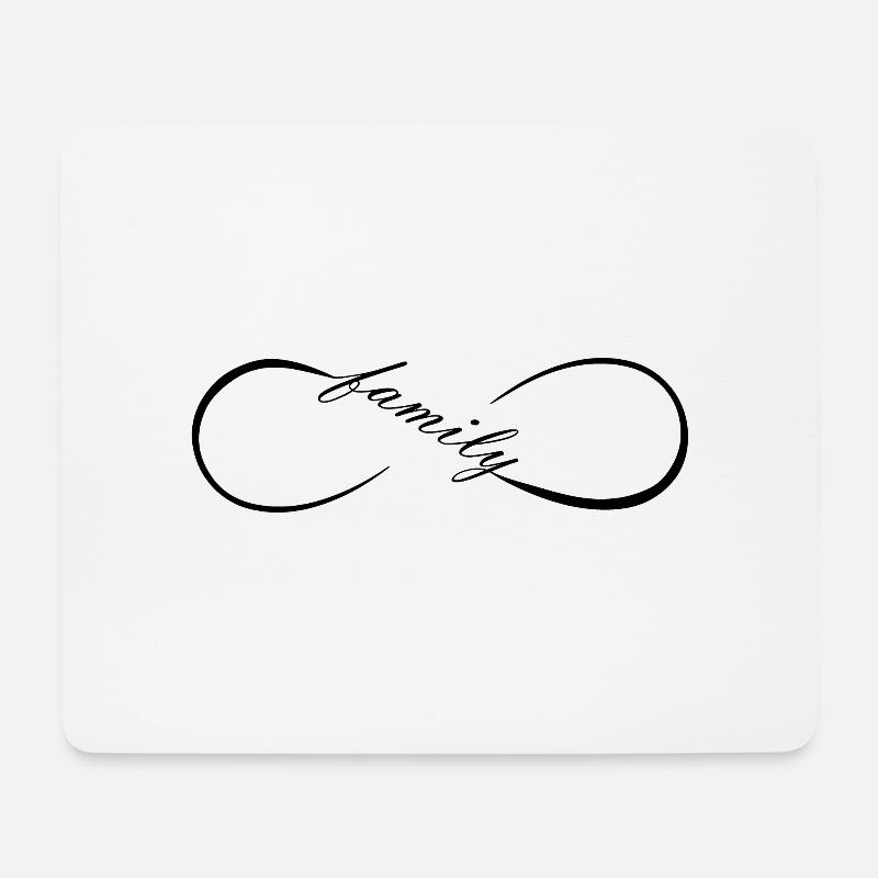 FatMonkey conçoit la famille Infinity - Tapis de souris (format paysage) - blanc