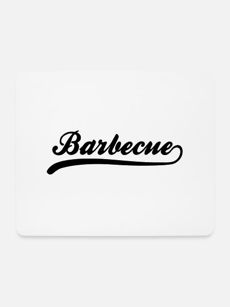 Barbecue - Mousepad (Querformat) - Weiß
