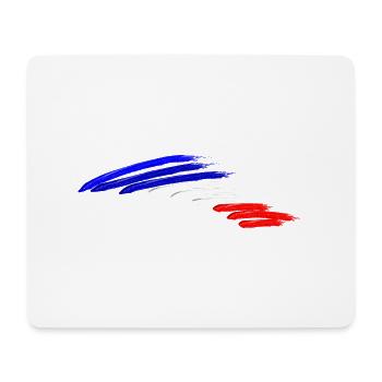 France national flags flag colors creative - Mouse Pad (horizontal) - white - Front