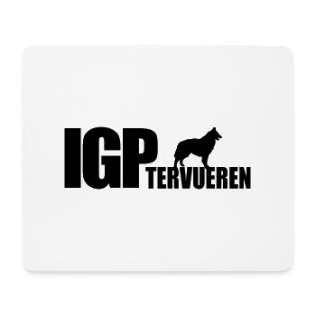 IGP TERVUEREN Sport canin Wilsigns Chien Cadeau - Tapis de souris (format paysage) - blanc - Devant