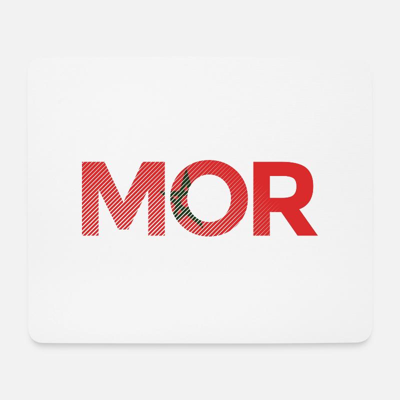 Morocco - Mousepad (Querformat) - Weiß