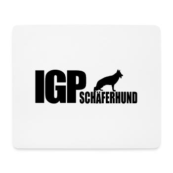 IGP SCHÄFERHUND Hundesport Hunde Geschenk Wilsigns - Mousepad (Querformat) - Weiß - Vorne