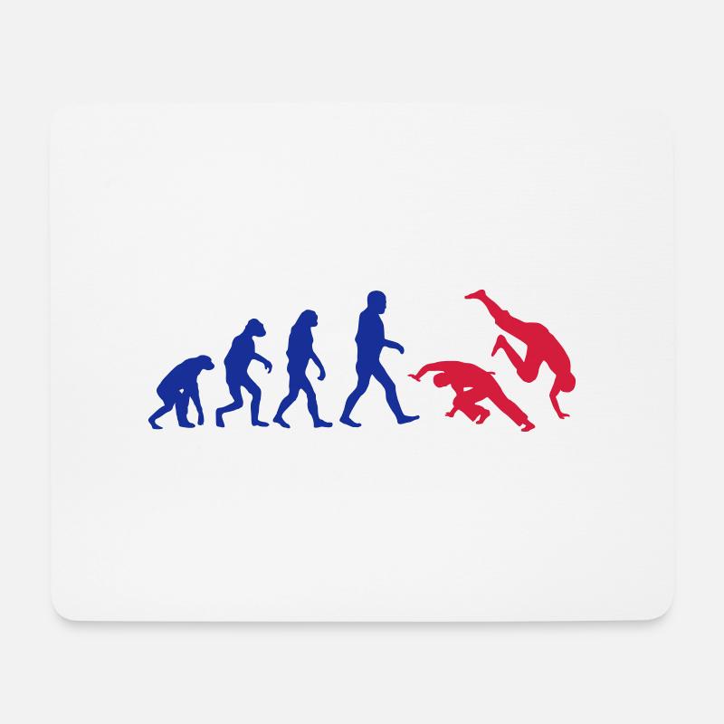 Capoeira Evolution logo - Mousepad (Querformat) - Weiß