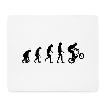 Evolution of BMX - Mousepad (Querformat) - Weiß - Vorne