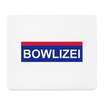 Bowlizei - Bowling - Mousepad (Querformat) - Weiß - Vorne