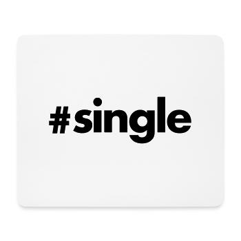 Single - Mousepad (Querformat) - Weiß - Vorne