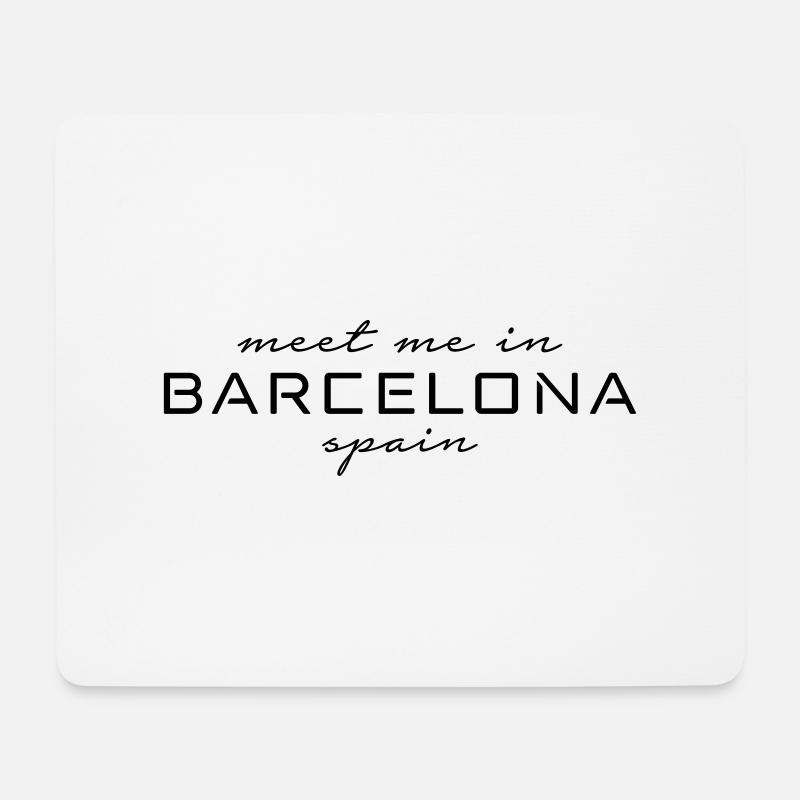 Spanien Barcelona - Mousepad (Querformat) - Weiß
