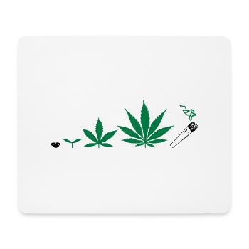 Cannabis development - Mouse Pad (horizontal) - white - Front