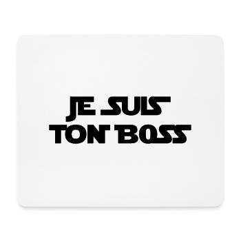 STAR WAR - JE SUIS TON BOSS - Tapis de souris (format paysage) - blanc - Devant