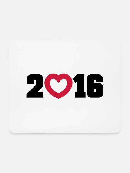 2016 - Mousepad (Querformat) - Weiß