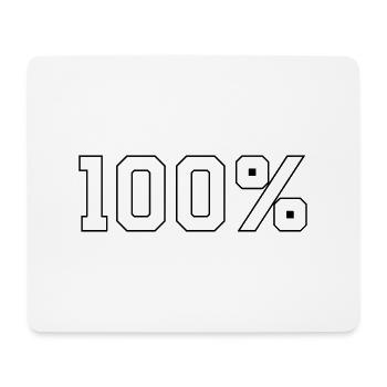 100_ - Mouse Pad (horizontal) - white - Front