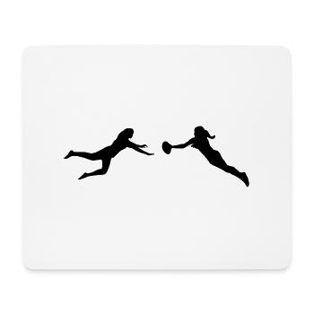Ultimate Frisbee - Women - Mousepad (Querformat) - Weiß - Vorne