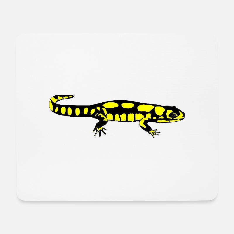 Salamander - Mousepad (Querformat) - Weiß