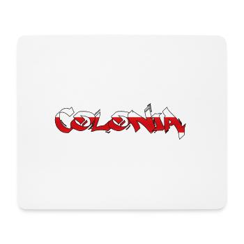 "Colonia" Rot-Weiss [MARSNEVENEKSK] - Mousepad (Querformat) - Weiß - Vorne