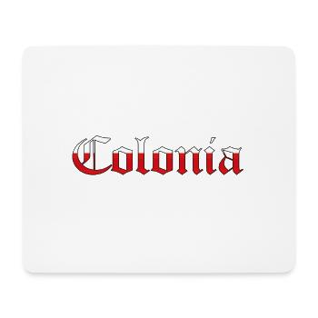 "Colonia" red-white [Old English Text MT] - Mouse Pad (horizontal) - white - Front