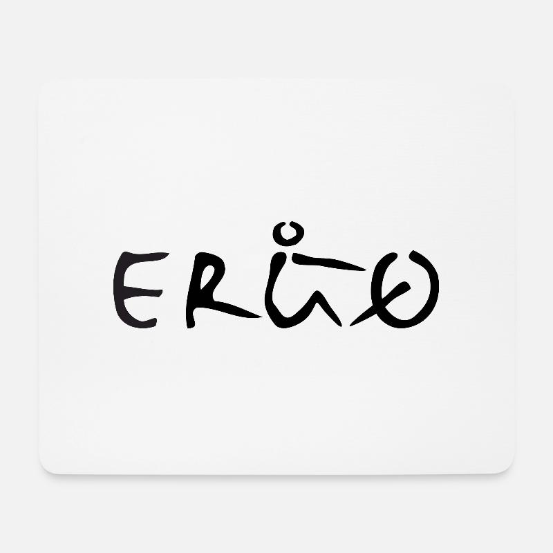 ERGO1 B - Concept 2 - Rudergerät - Mousepad (Querformat) - Weiß