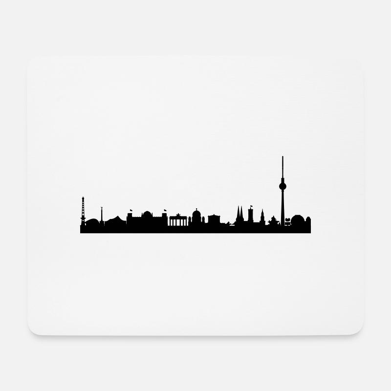 Berlin - Mousepad (Querformat) - Weiß