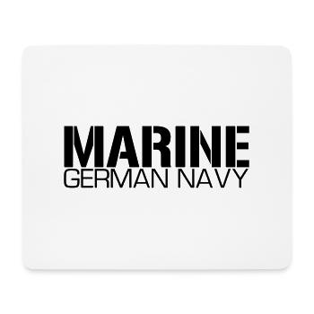 Marine - Deutsche Marine - Mousepad (Querformat) - Weiß - Vorne