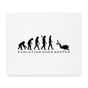 Diving Dive Dive - Mouse Pad (horizontal) - white - Front