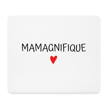 mamagnifique (mama magnifique) - Tapis de souris (format paysage) - blanc - Devant