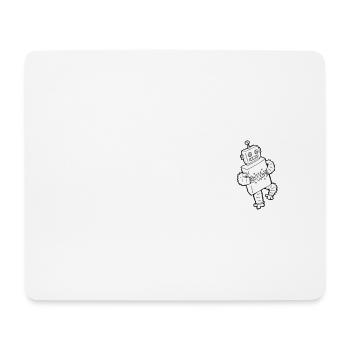 Evolution Roboter Geschenkidee - Mousepad (Querformat) - Weiß - Vorne