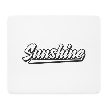 Sunshine - Mousepad (Querformat) - Weiß - Vorne