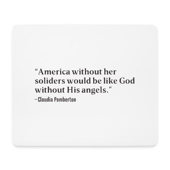 Memorial Day Quotes - Mouse Pad (horizontal) - white - Front