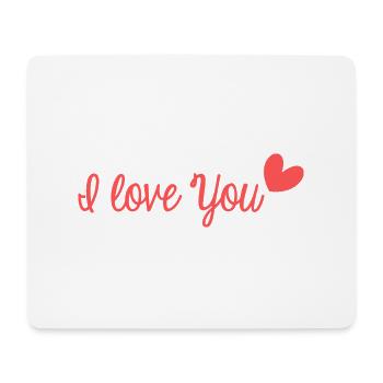 ICH LIEBE DICH. MEIN LIEBLING. ES LEBE DIE MARYS. JUNGGESELLINNENABSCHIED - Mousepad (Querformat) - Weiß - Vorne