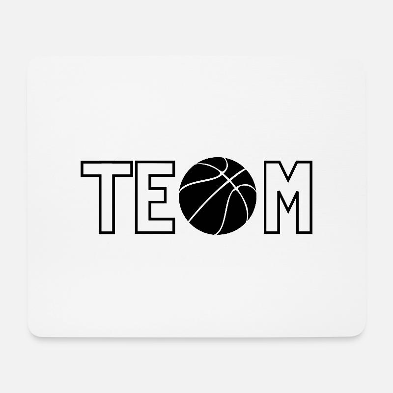 Team - Mousepad (Querformat) - Weiß