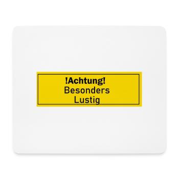 Lustig Lustige Person witzig Geschenk Geschenkidee - Mousepad (Querformat) - Weiß - Vorne