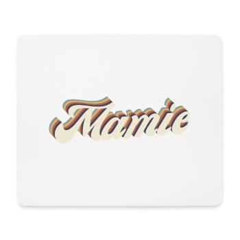 mamie vintage - Tapis de souris (format paysage) - blanc - Devant