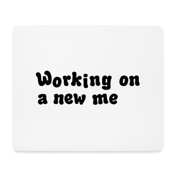 working on a new me illustration - Mouse Pad (horizontal) - white - Front