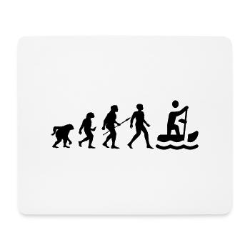 Cool "Evolution Rowing Shirt" design - Mouse Pad (horizontal) - white - Front
