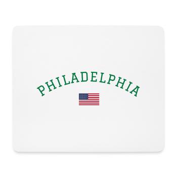 Philadelphia Amerika USA - Mousepad (Querformat) - Weiß - Vorne
